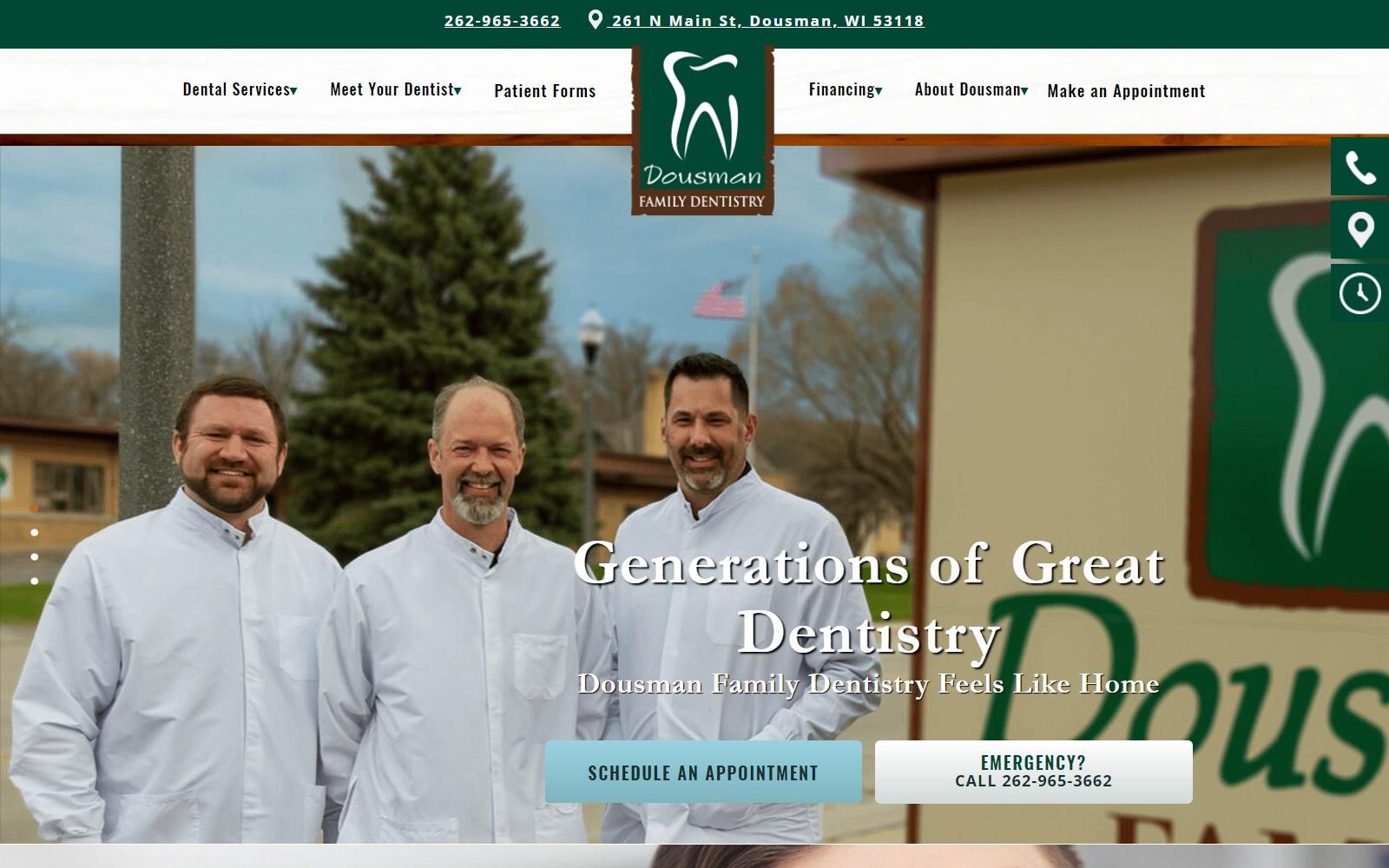 Dousman Family Dentistry screenshot