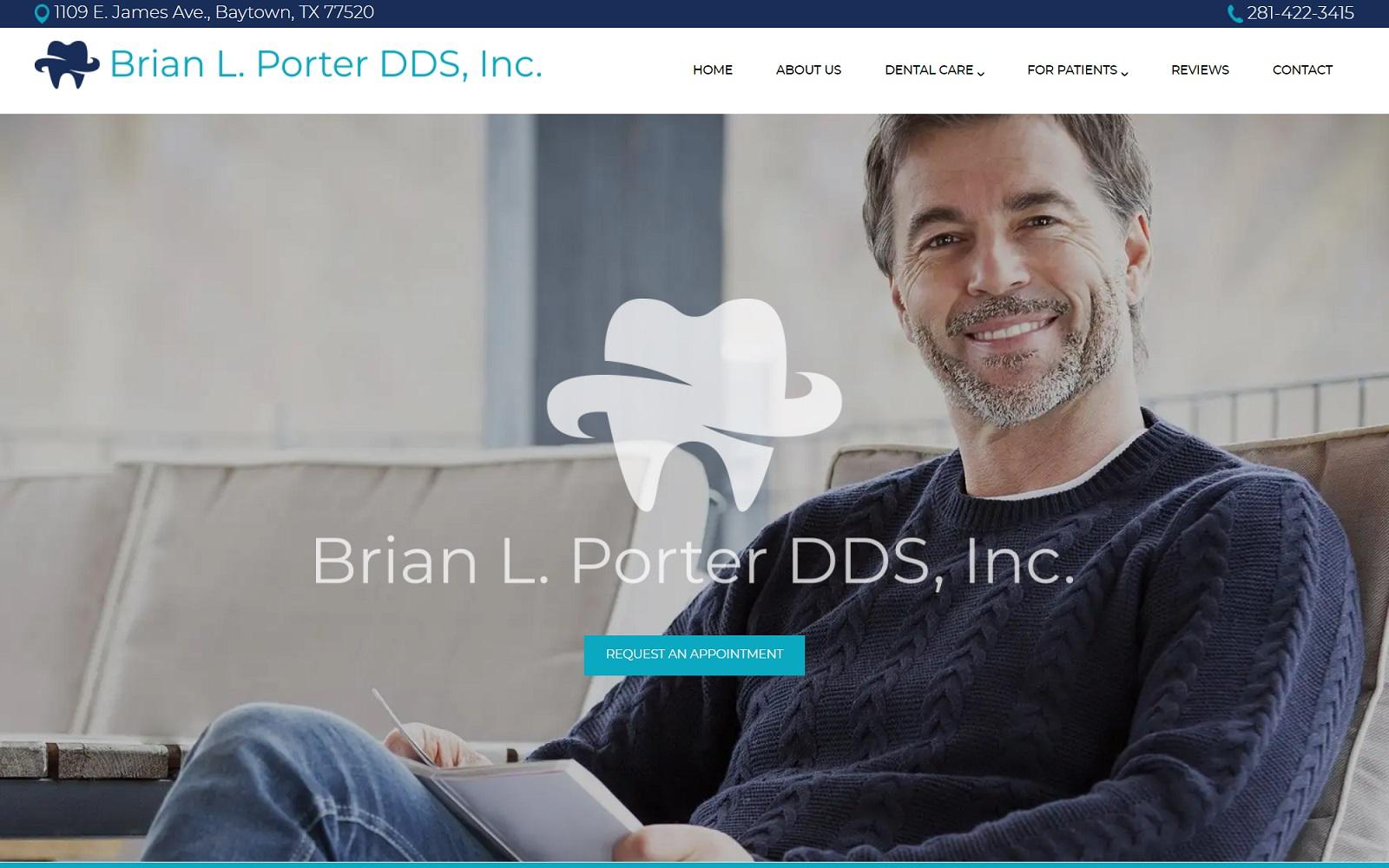 Brian L. Porter, DDS. screenshot