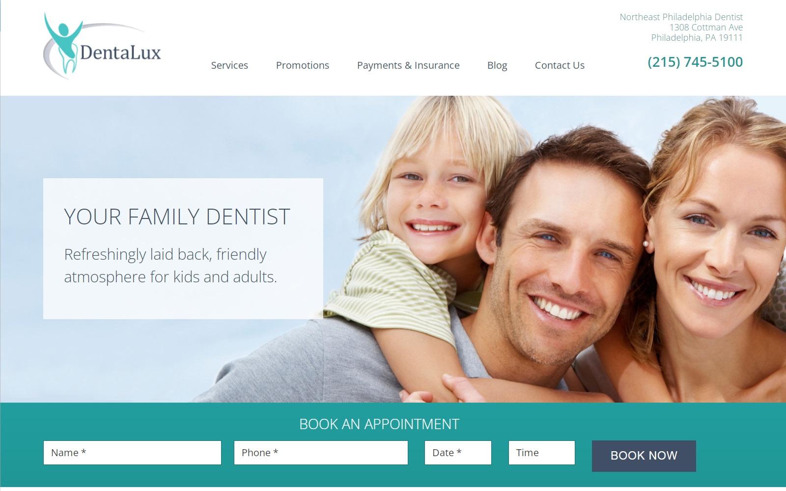 DentaLux LLC Jennifer Donskoy DDS screenshot