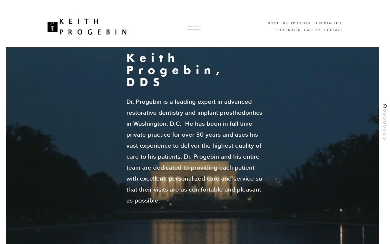 Dr. Keith Progebin D.D.S screenshot