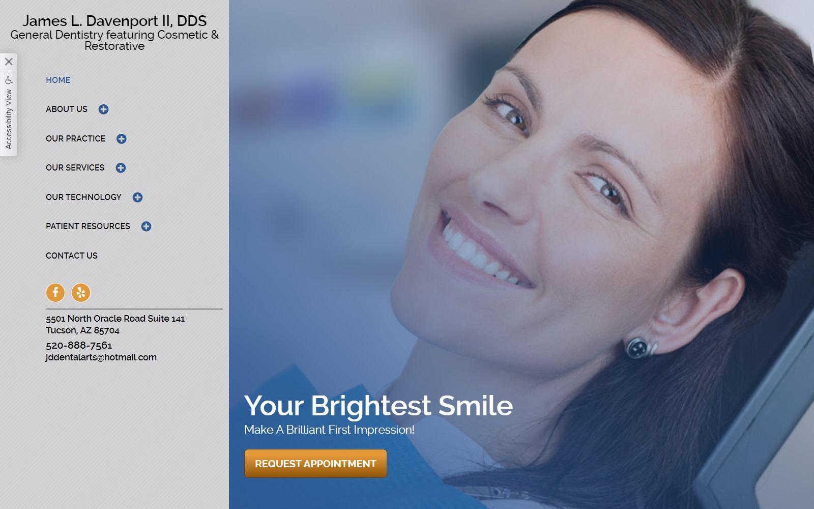 Davenport Dental Arts screenshot