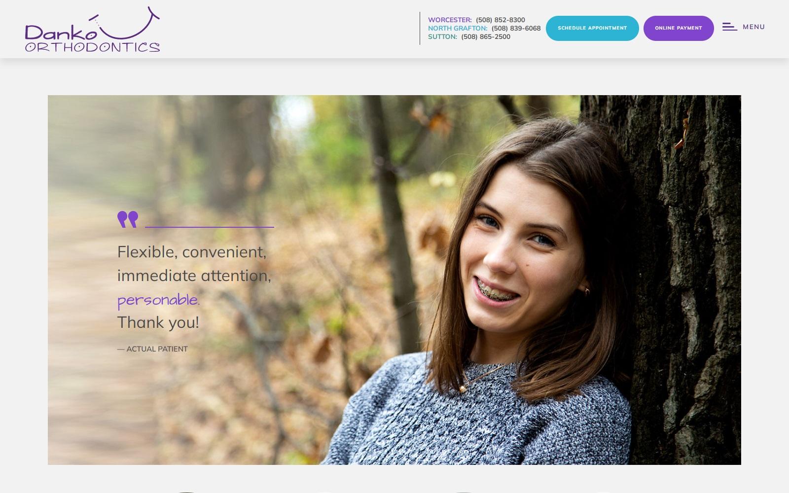 Danko Orthodontics screenshot