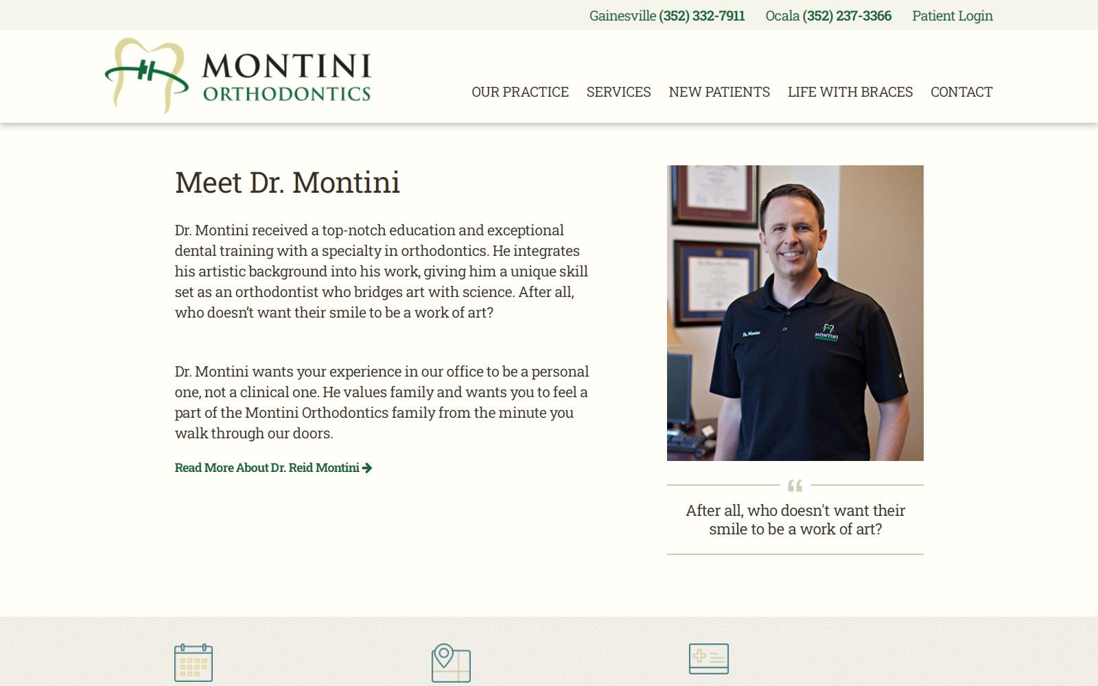 Cohen & Montini Orthodontics screenshot