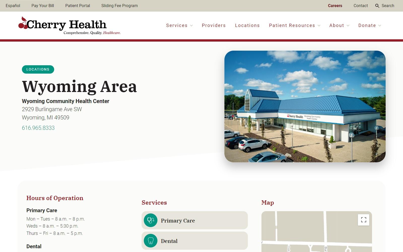 Wyoming Community Health Center screenshot