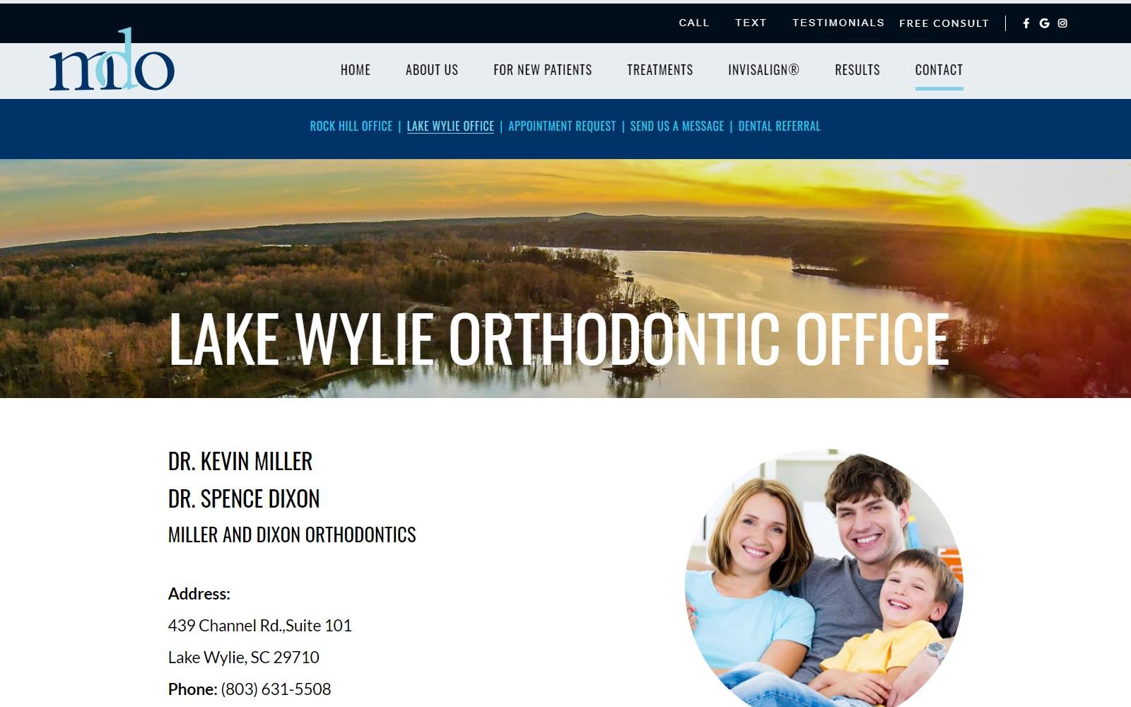 Miller & Dixon Orthodontics screenshot