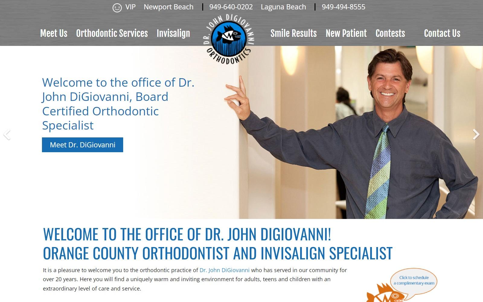 Dr. John DiGiovanni DDS MS screenshot
