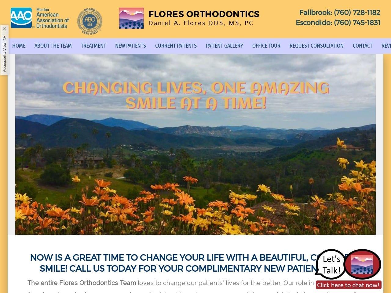 Daniel A Flores DDS screenshot