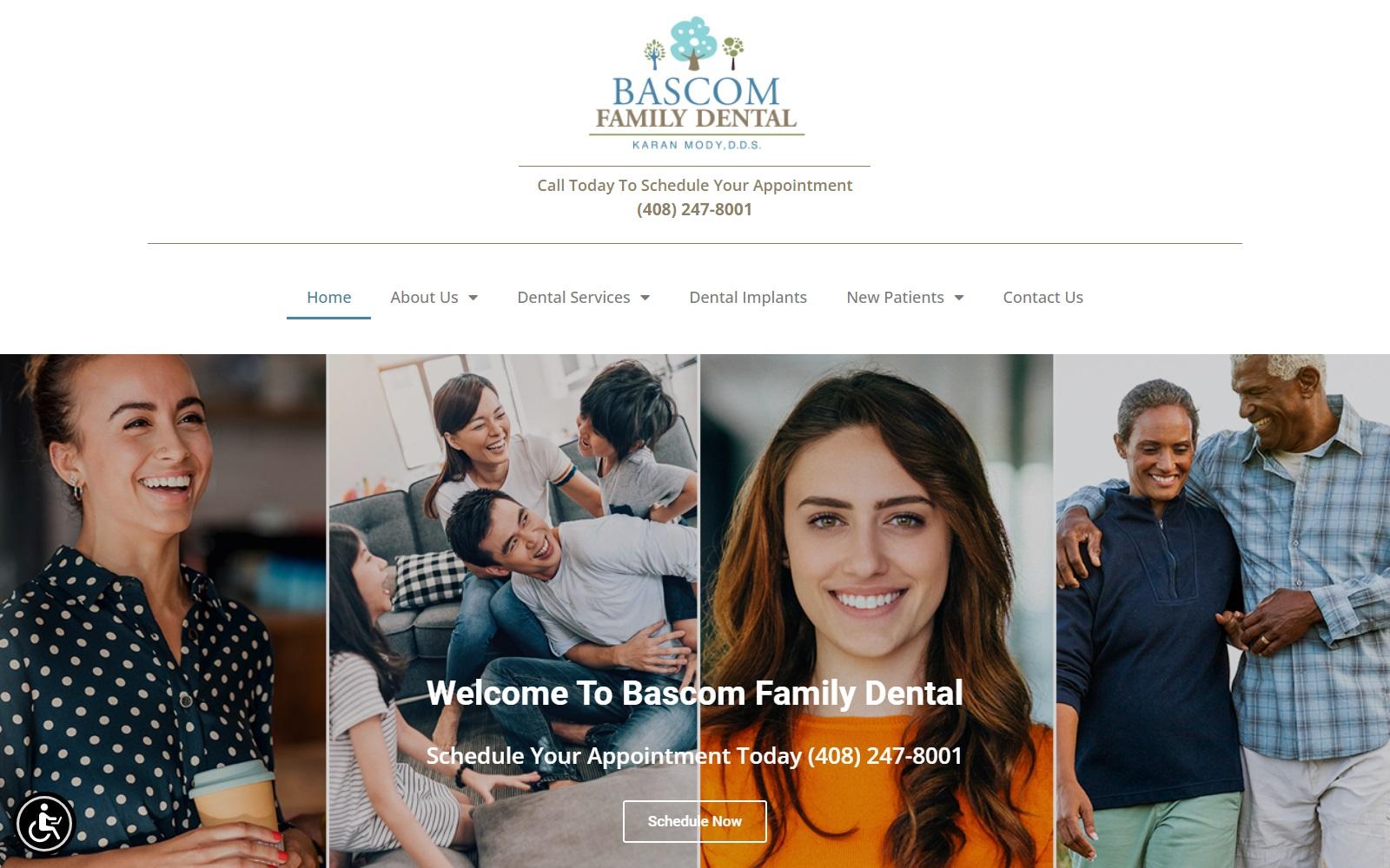 Bascom Family Dental screenshot