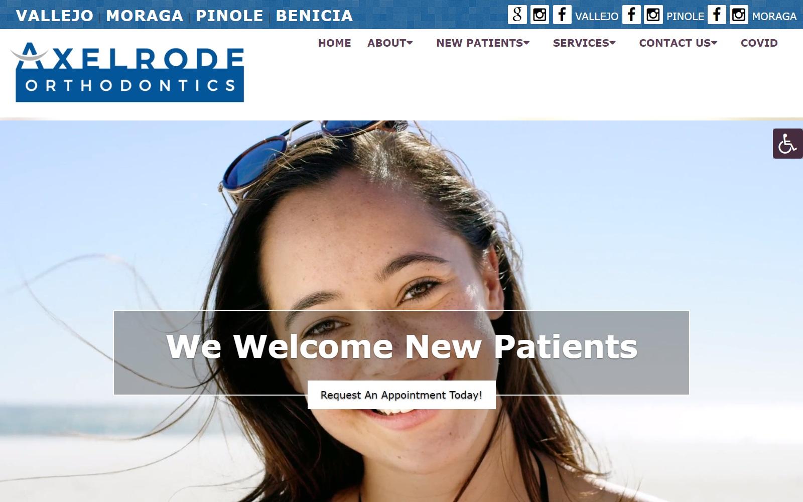 Axelrode Orthodontics screenshot