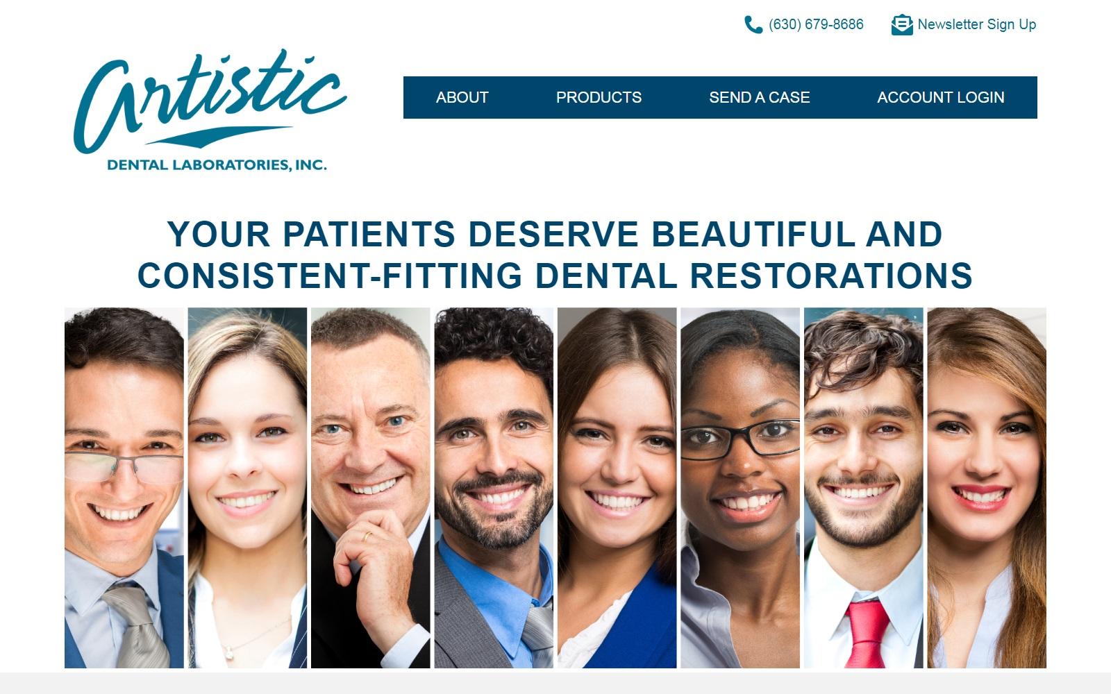 Artistic Dental Laboratories, Inc. screenshot