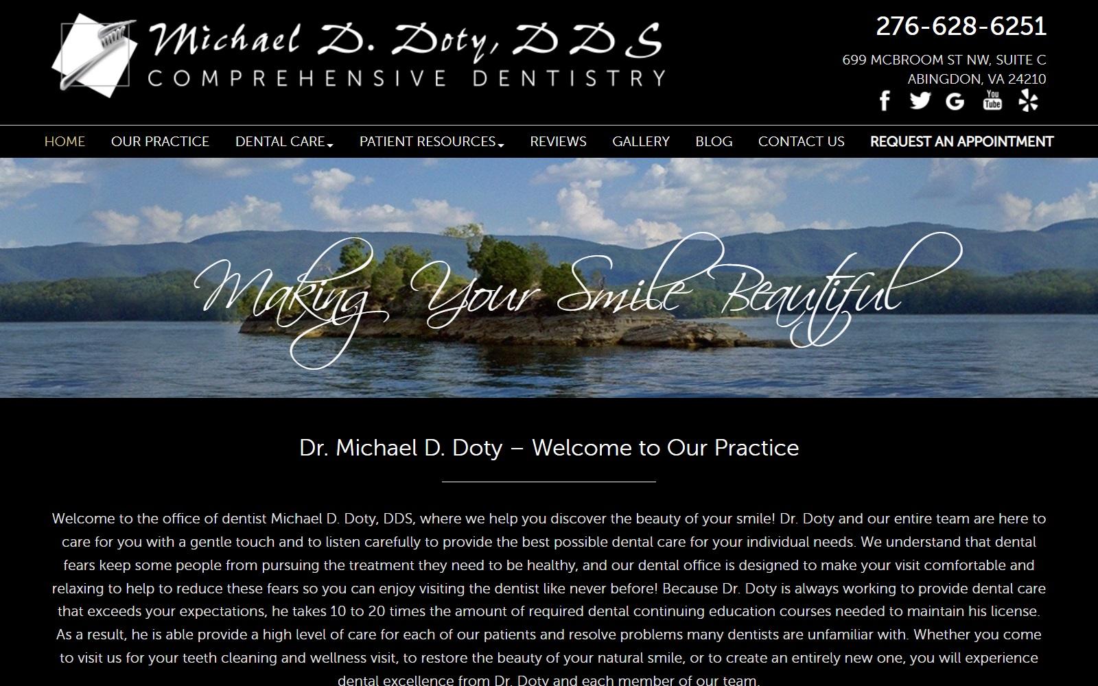 Michael D. Doty D.D.S. screenshot