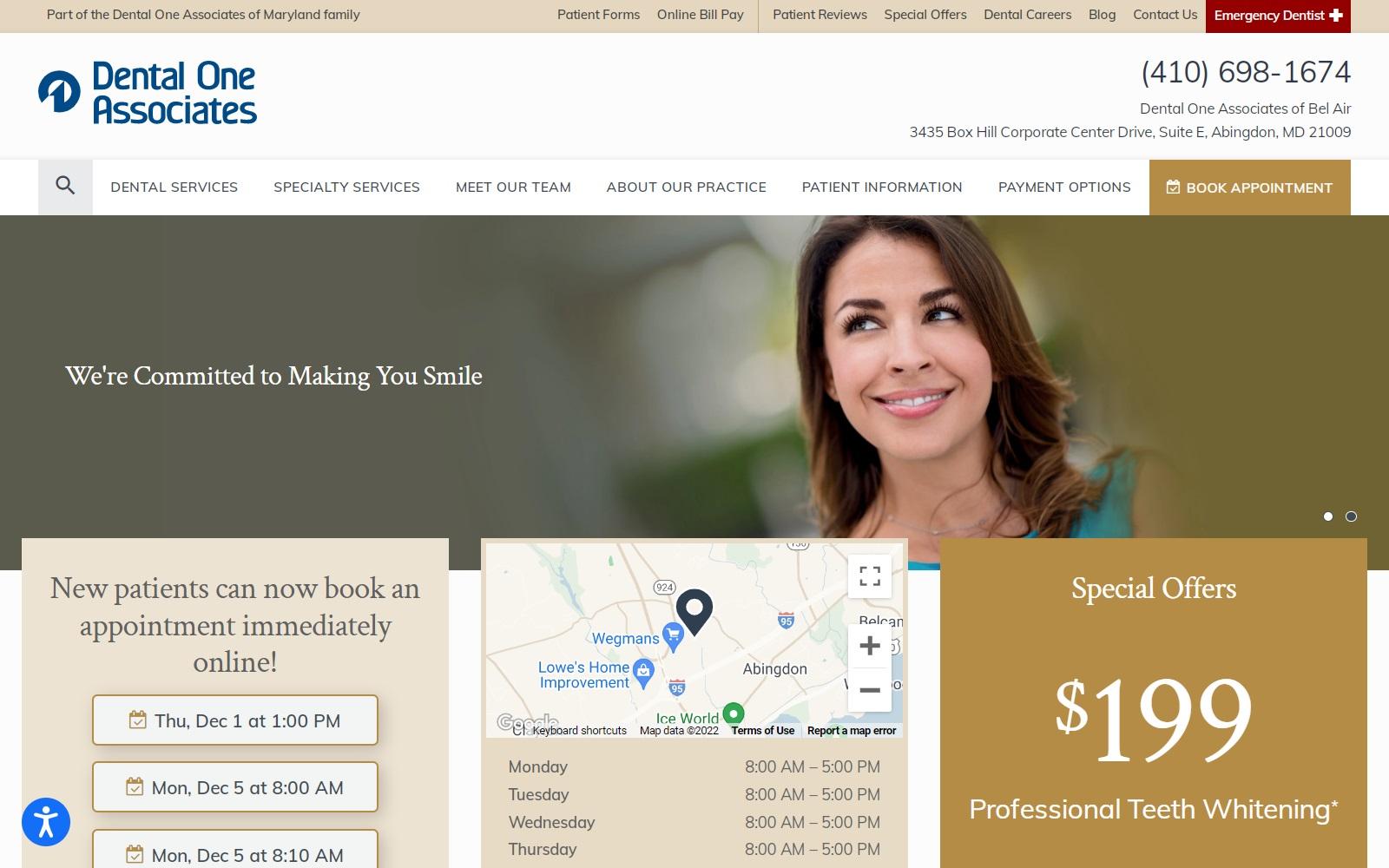 Abingdon Dentistry screenshot