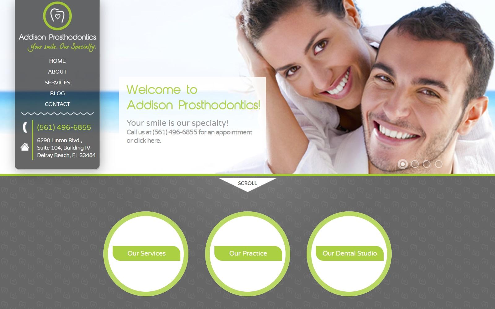 Addison Prosthodontics screenshot