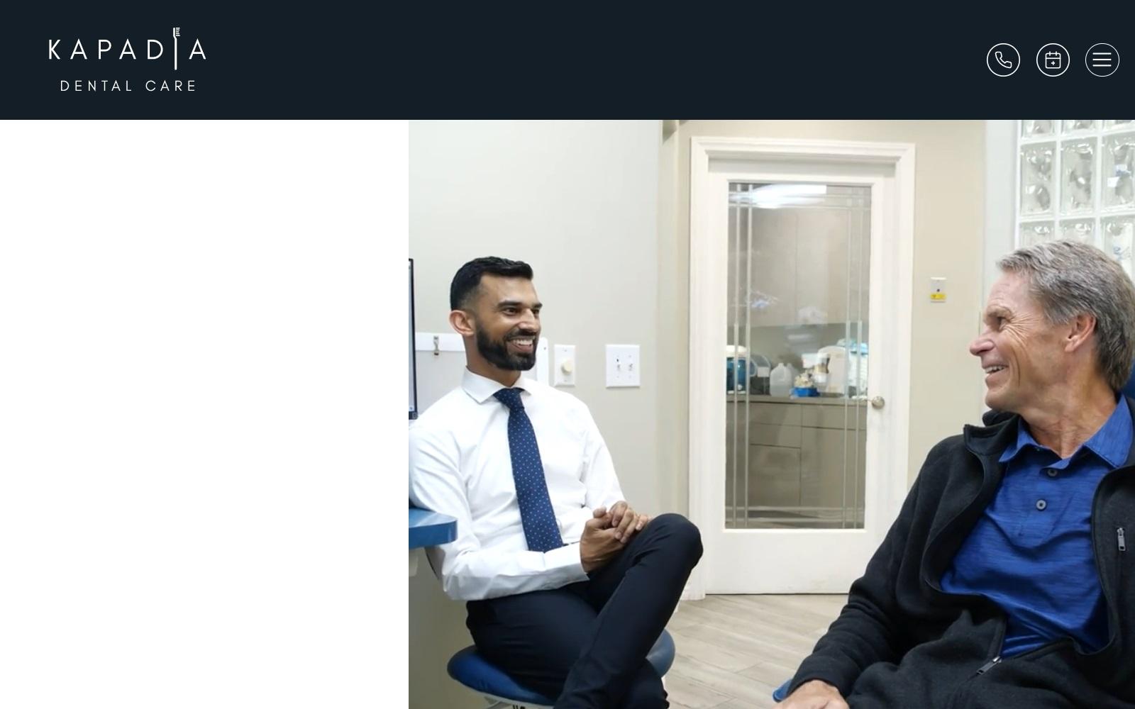 Kapadia Dental Care screenshot
