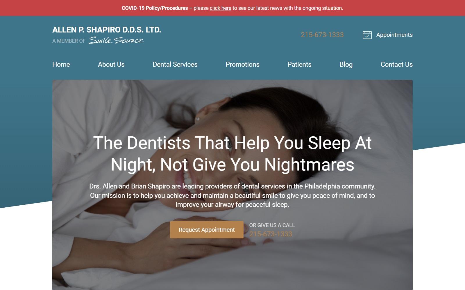 Shapiro Allen P DDS screenshot