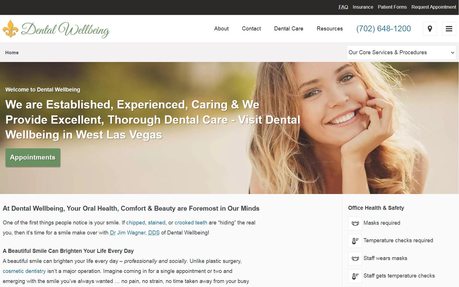 Dental Wellbeing of Las Vegas screenshot