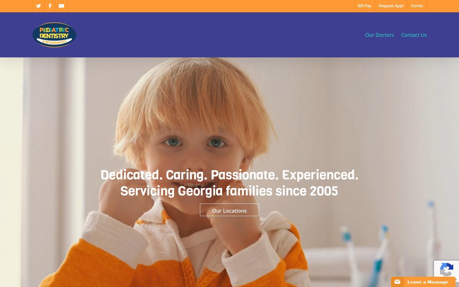 Milton Pediatric Dentistry & Orthodontics screenshot