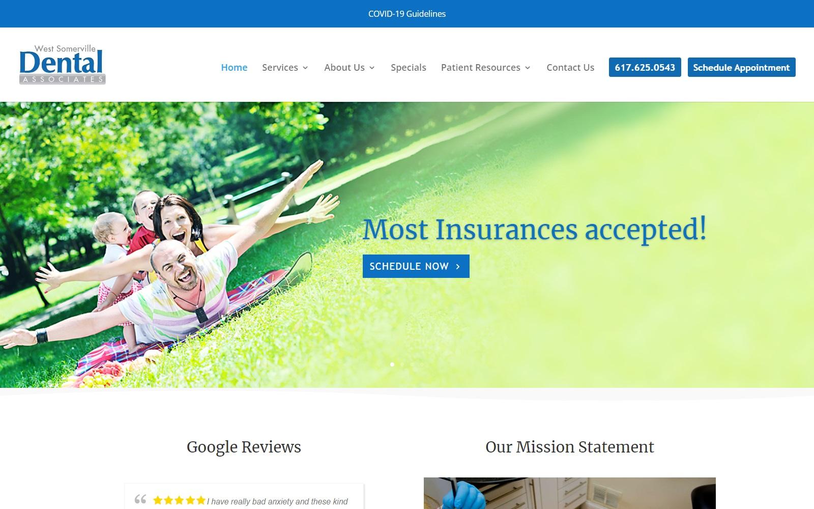 West Somerville Dental Associates screenshot
