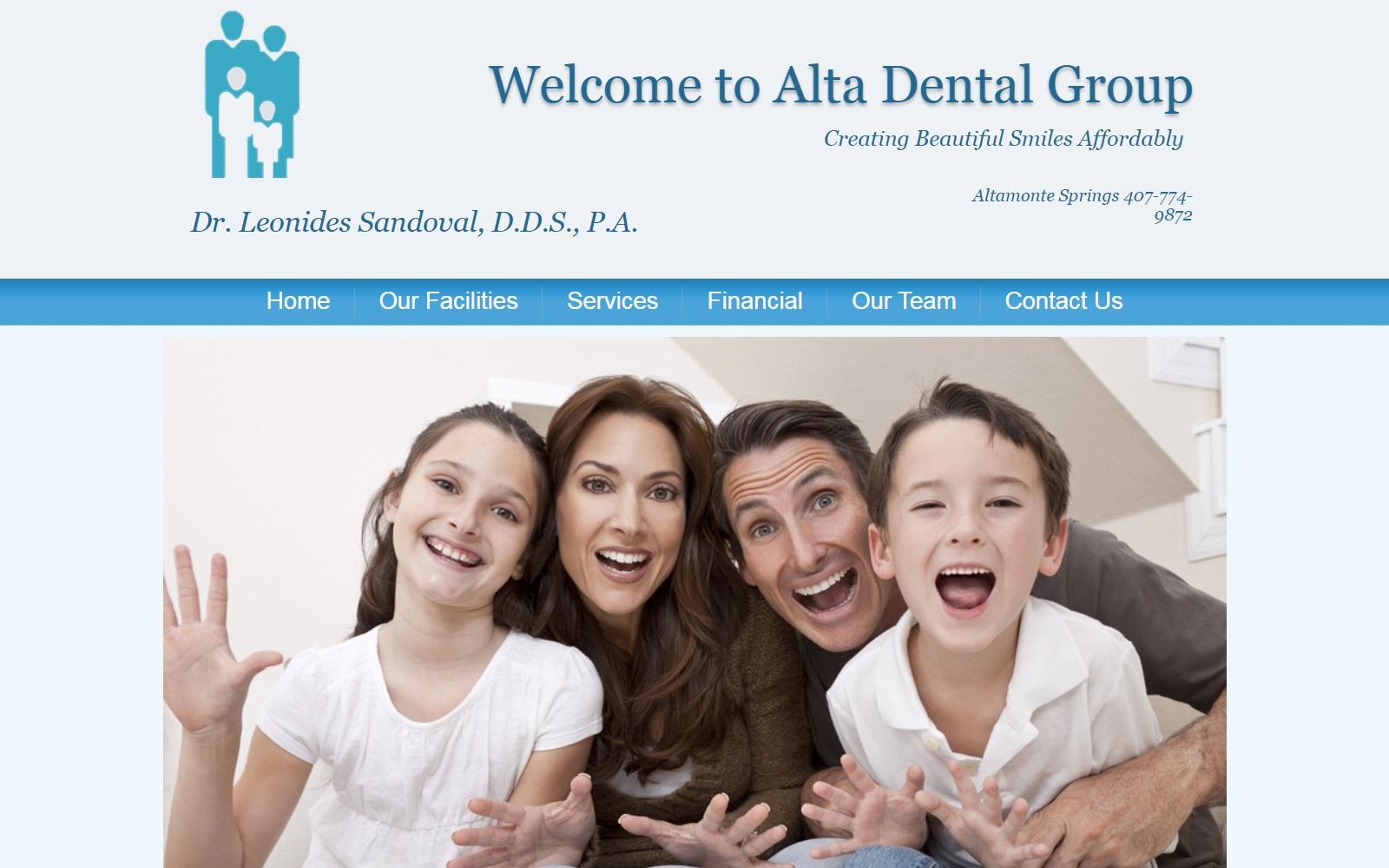Sandoval Leonides DDS screenshot