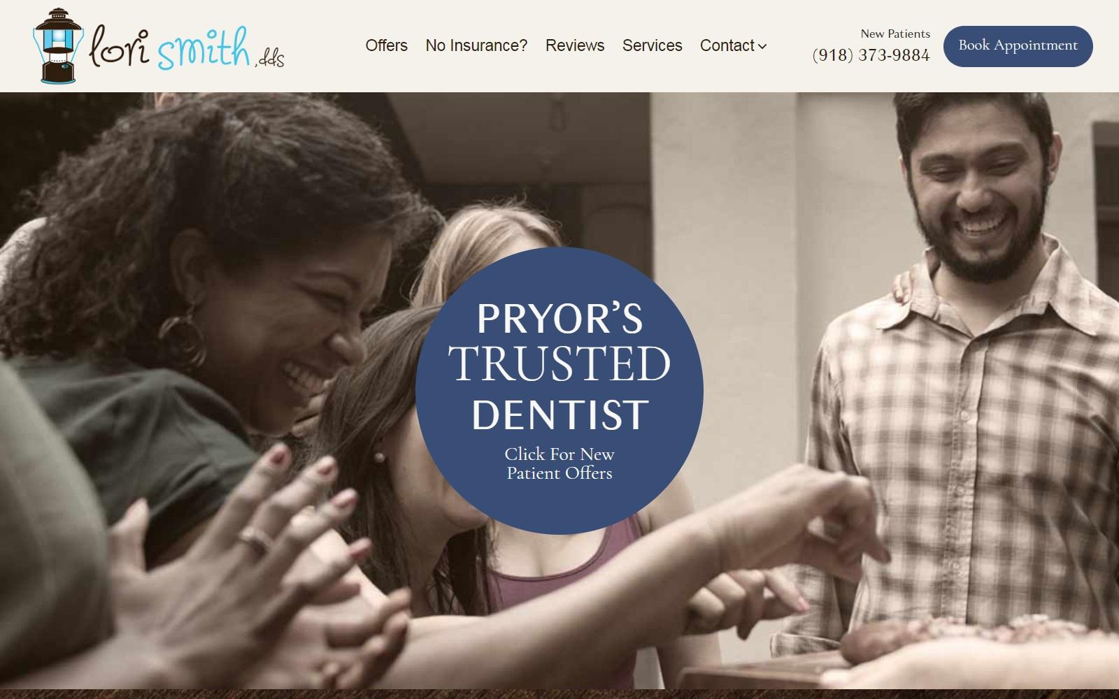 Lori Smith DDS screenshot