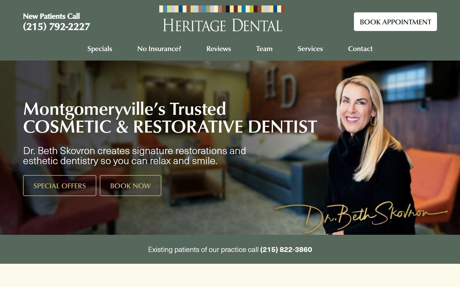 Heritage Dental screenshot