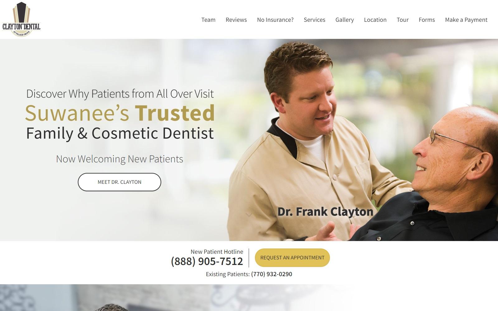 Clayton Dental screenshot