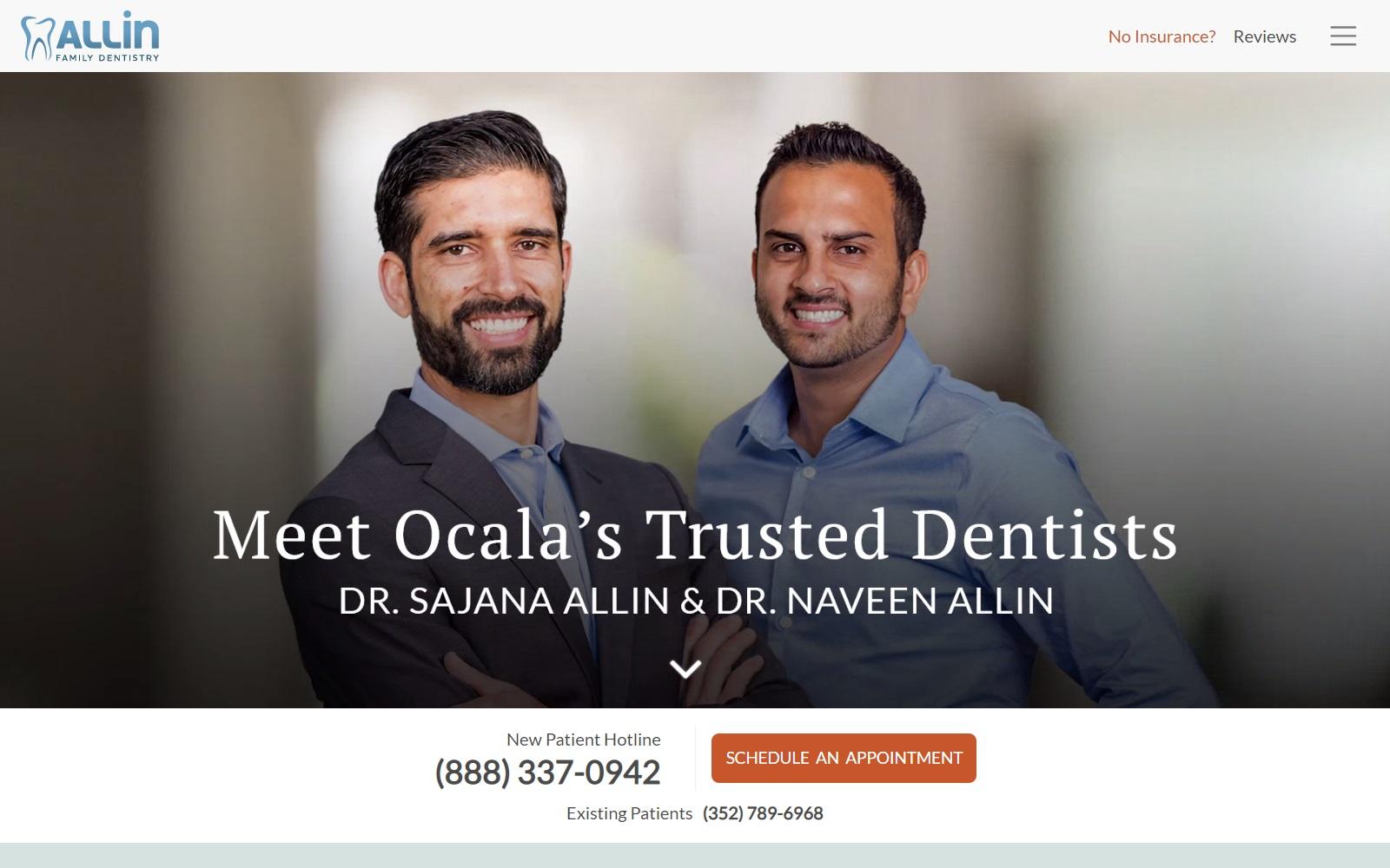 Allin Family Dentistry screenshot