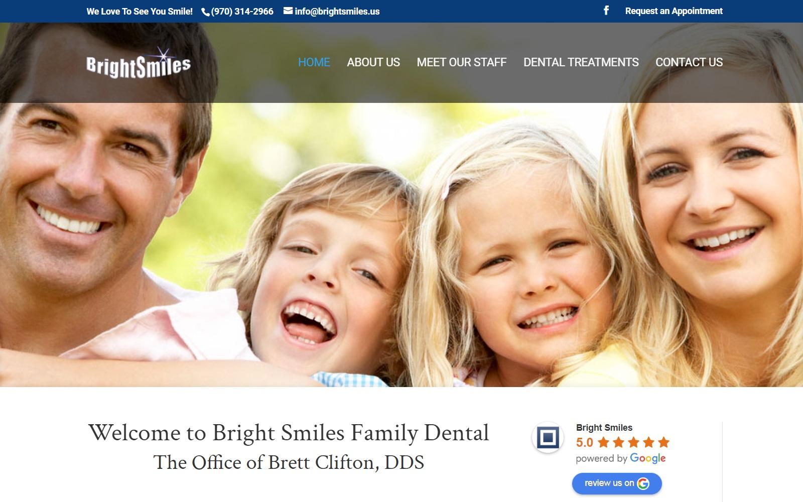 Bright Smiles Family Dental screenshot