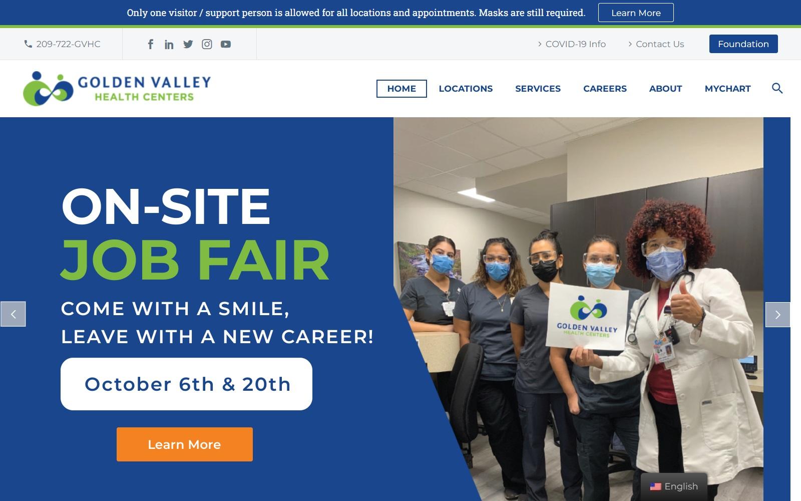Golden Valley Health Center Espinosa Melanie DDS screenshot
