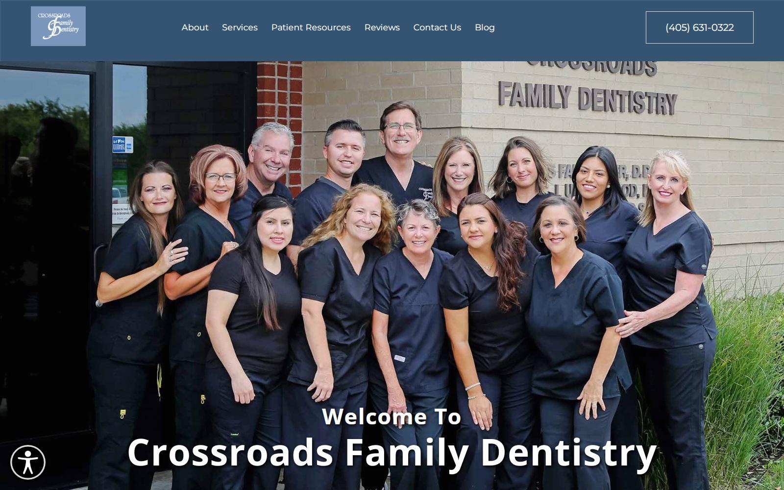 Crossroads Family Dental Group screenshot