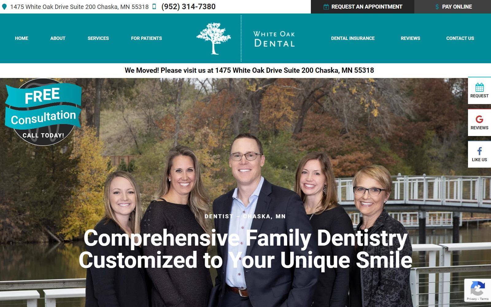 White Oak Dental screenshot