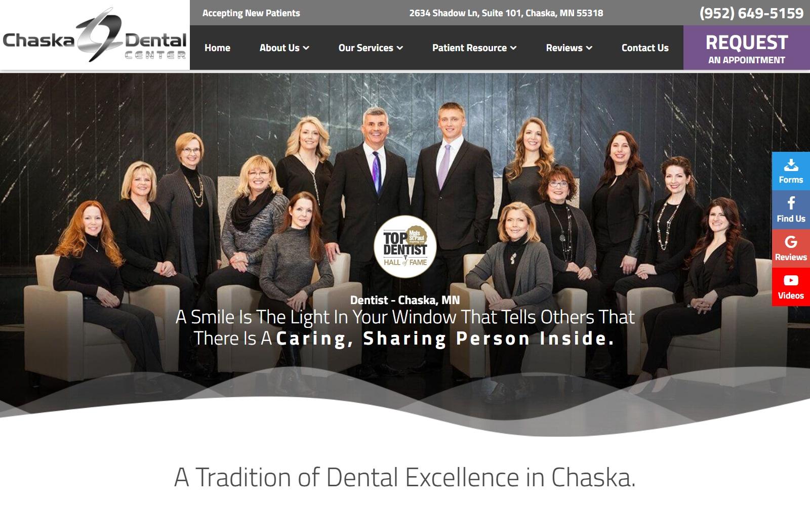 Chaska Dental Center screenshot