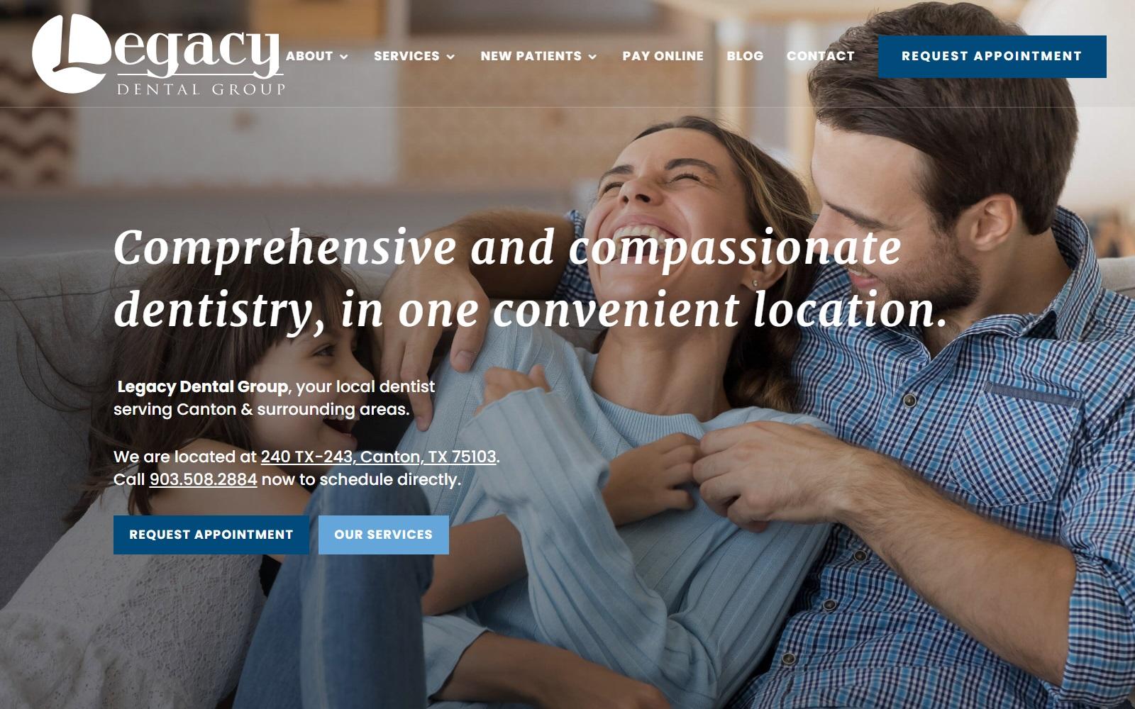 Legacy Dental Group screenshot