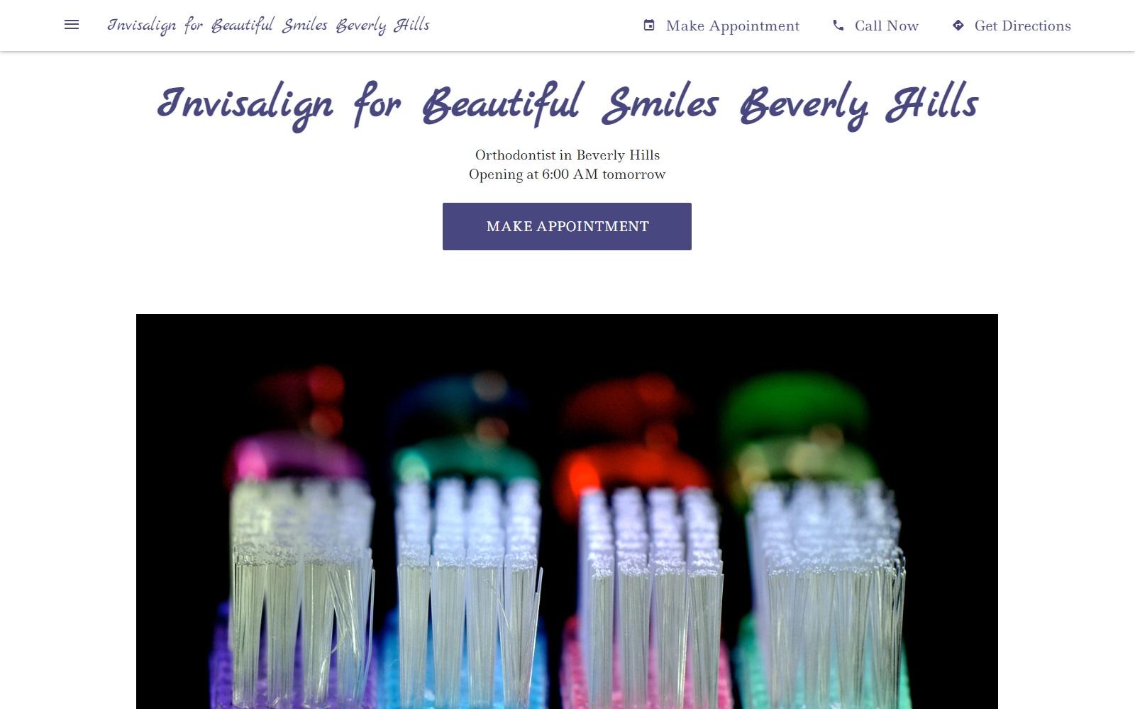 Invisalign for Beautiful Smiles Beverly Hills