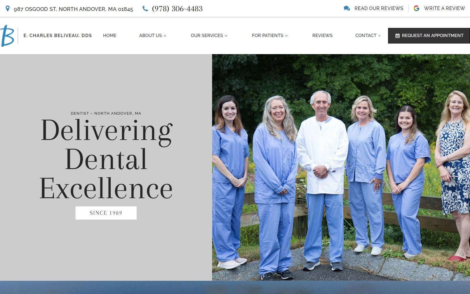 E. Charles Beliveau DDS screenshot