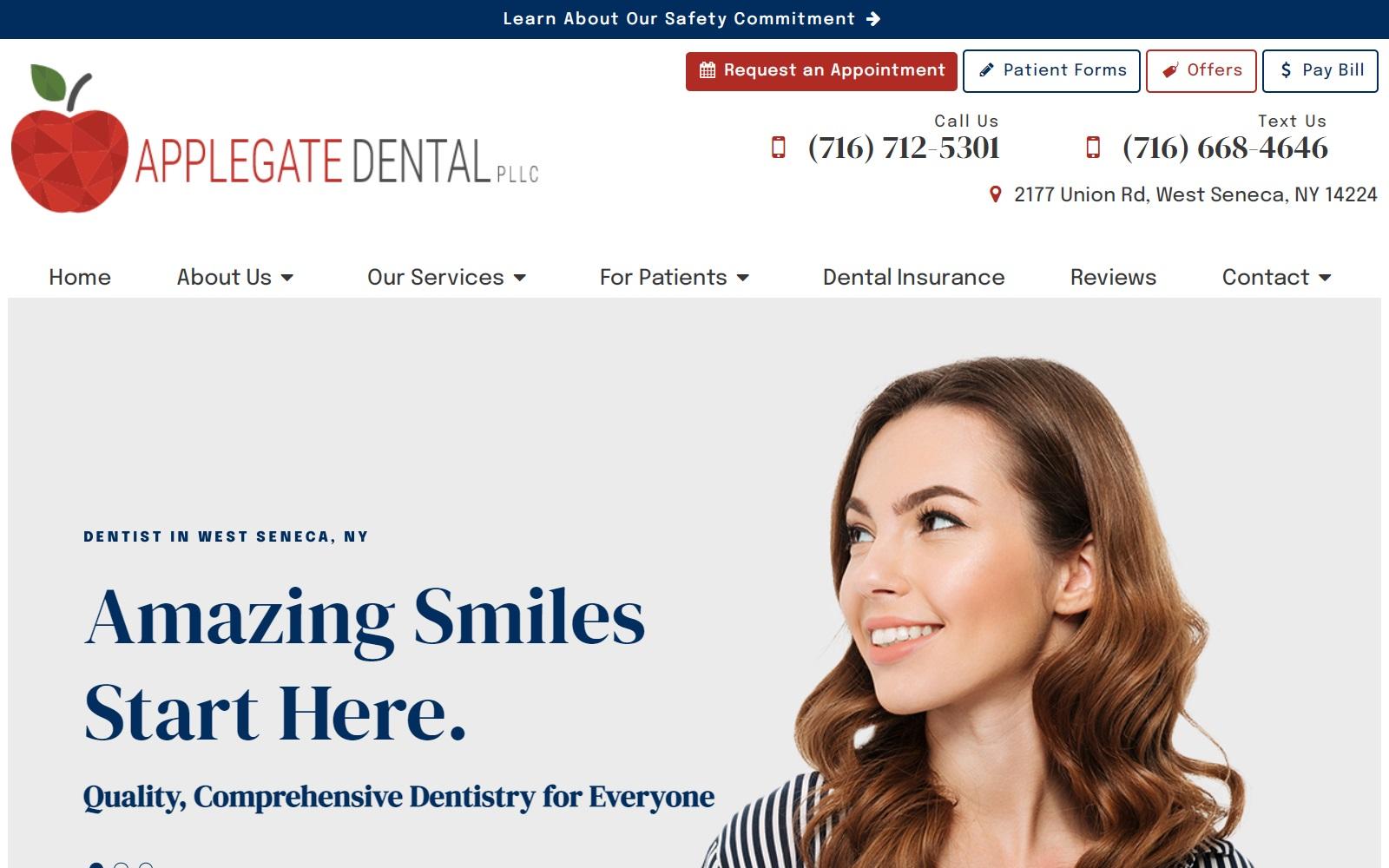Applegate Dental PLLC screenshot