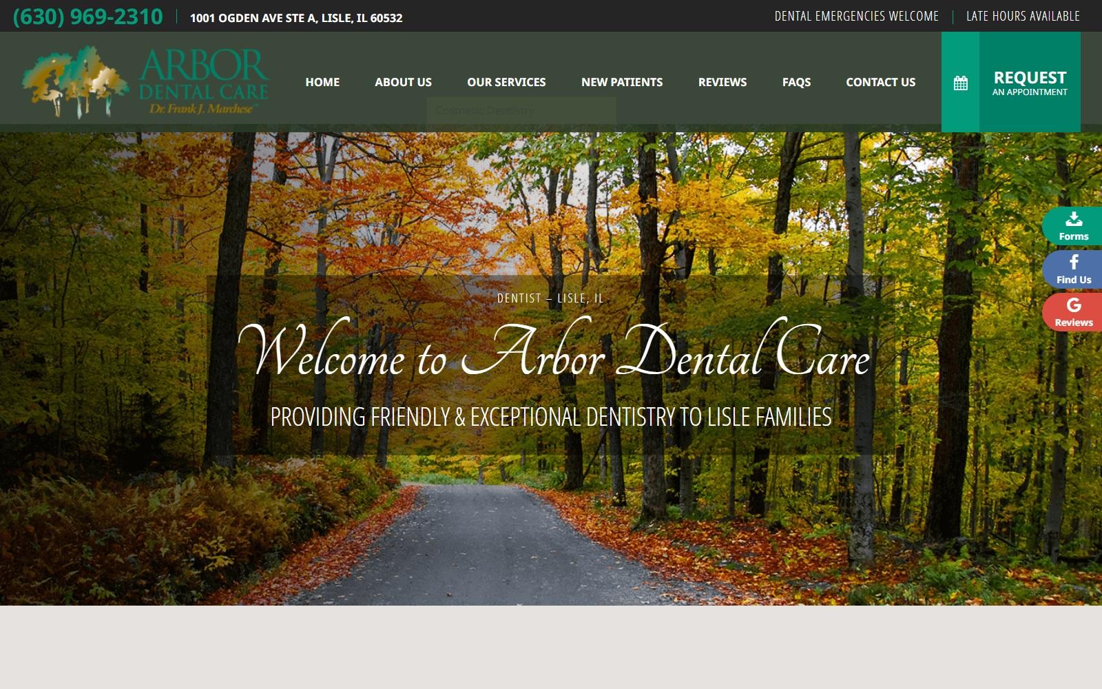Arbor Dental Care Ltd screenshot