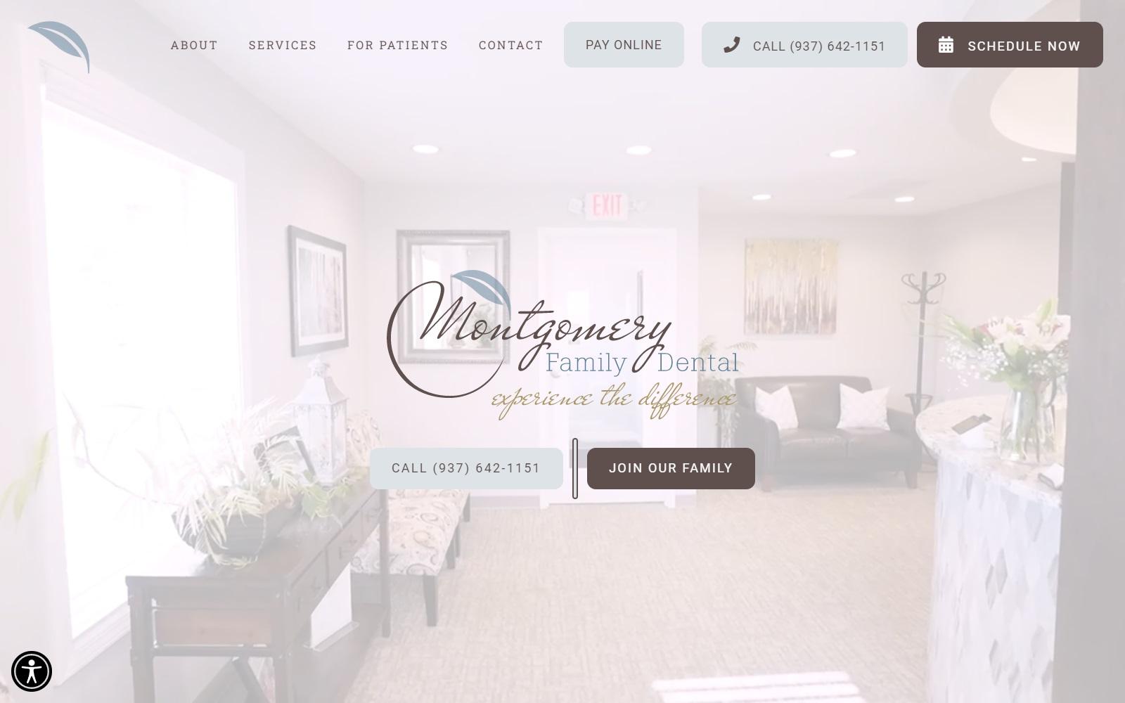 Montgomery Family Dental screenshot