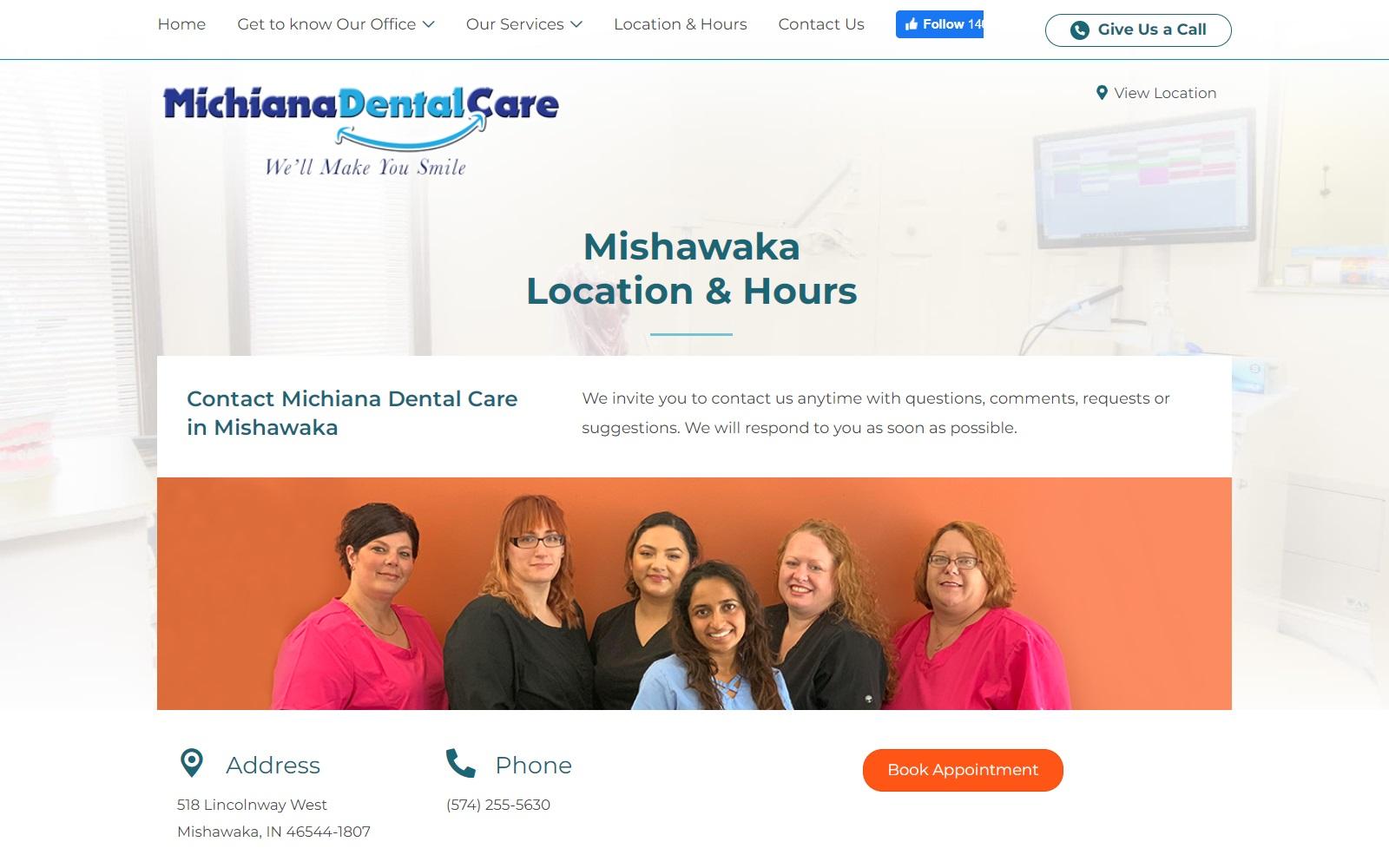 Michiana Dental Care screenshot