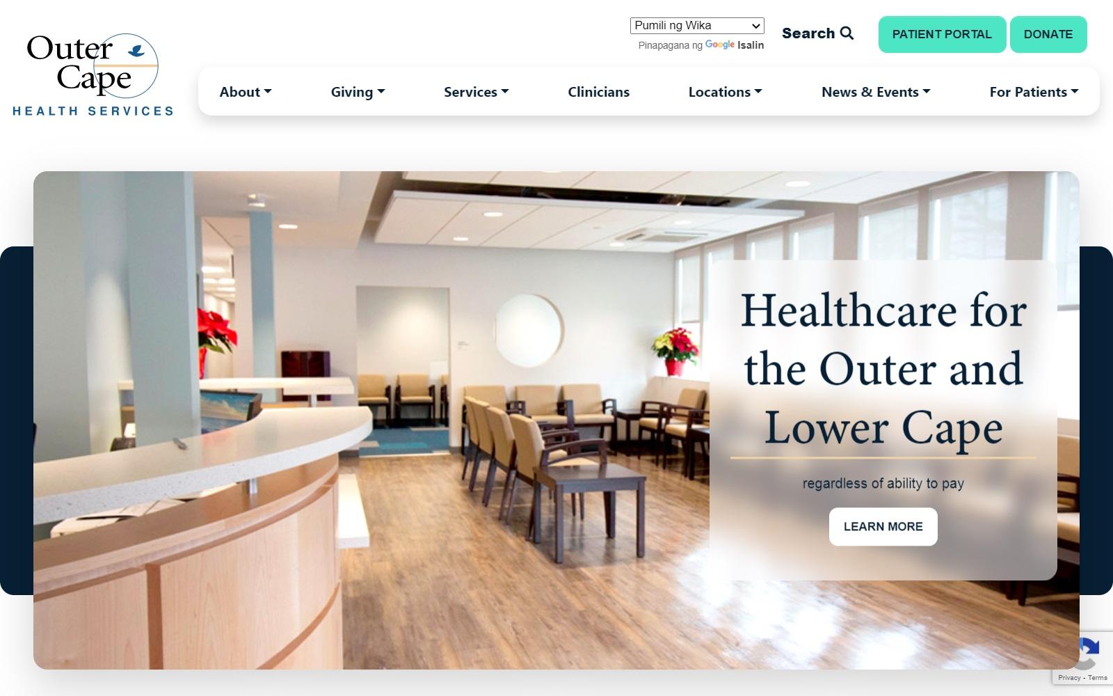 Outer Cape Health Services screenshot
