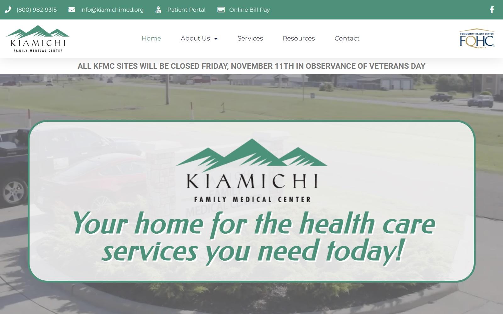 Kiamichi Family Medical Center screenshot