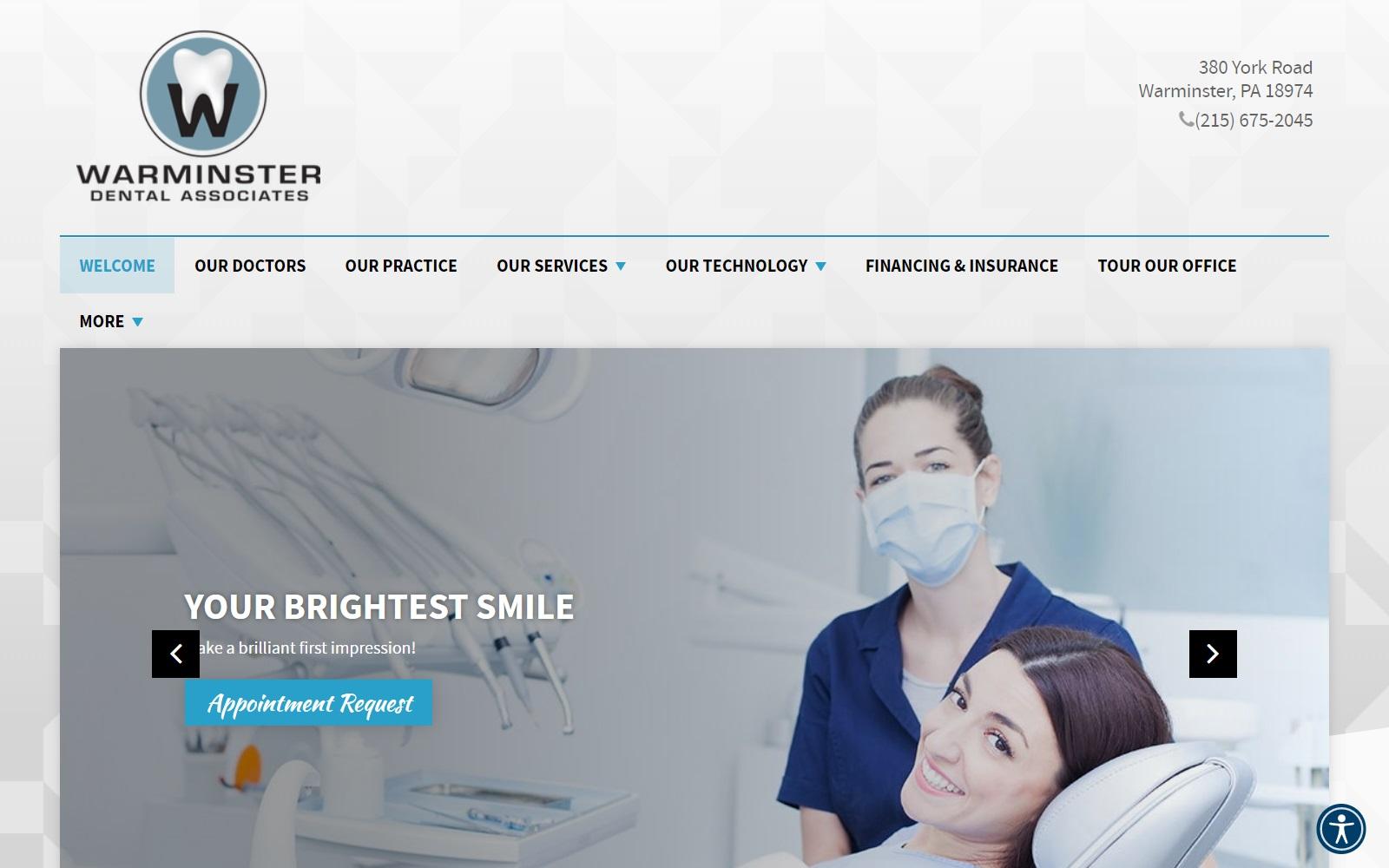 Warminster Dental Associates screenshot