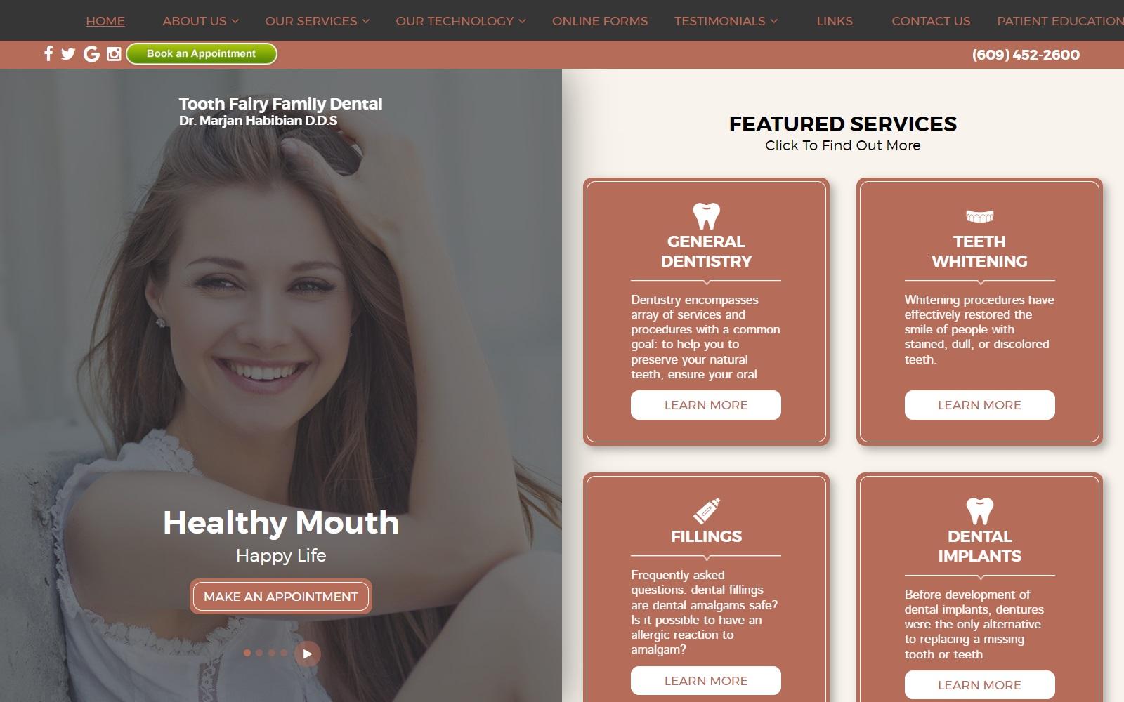 Tooth Fairy Family Dental, LLC screenshot