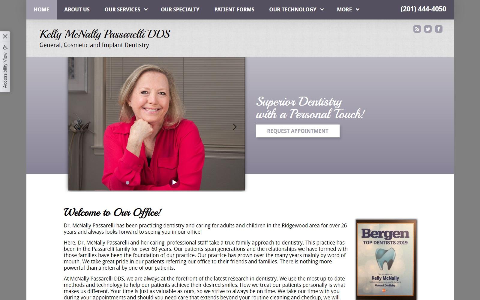 Kelly McNally Passarelli DDS screenshot