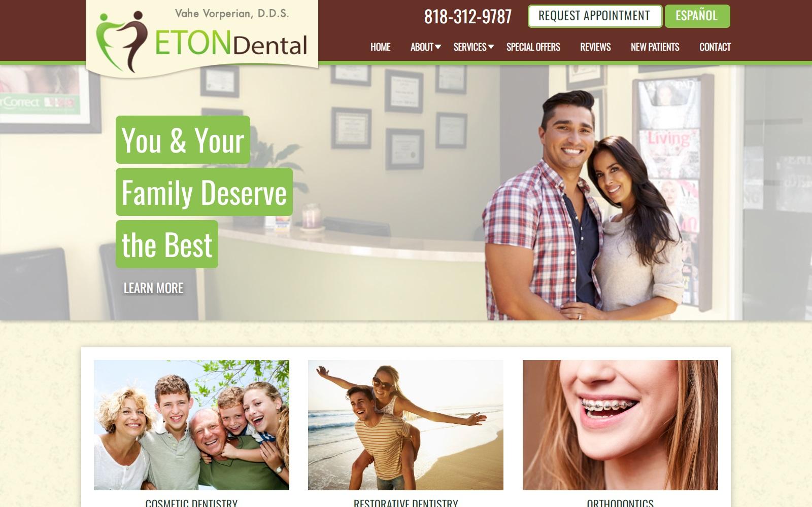Eton Dental screenshot
