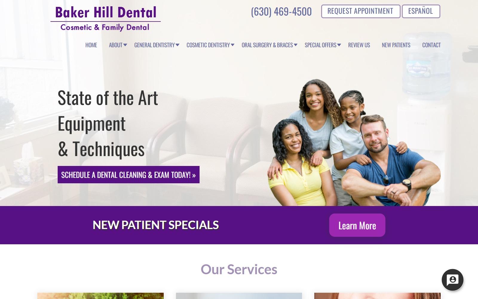 Baker Hill Dental screenshot