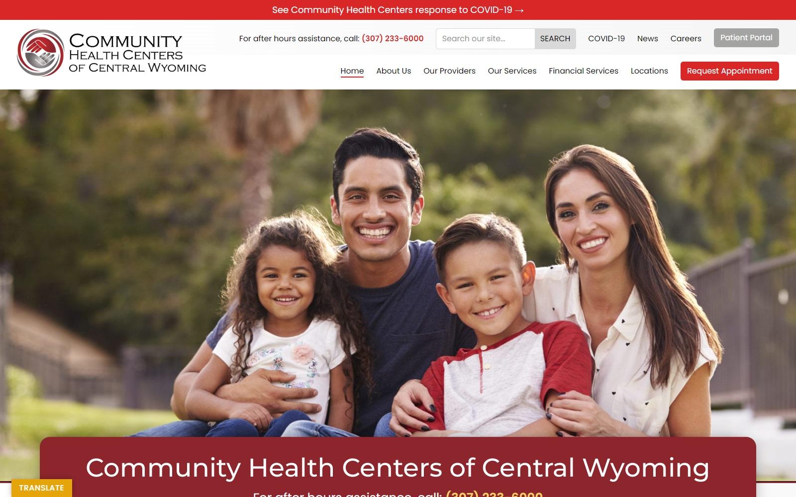 Community Health Centers of Central Wyoming screenshot