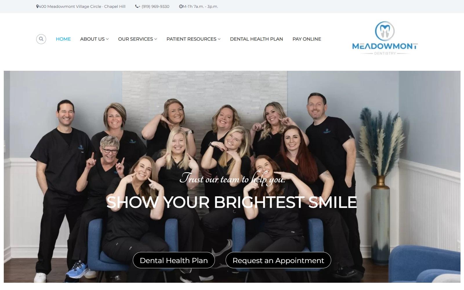 Meadowmont Dentistry screenshot