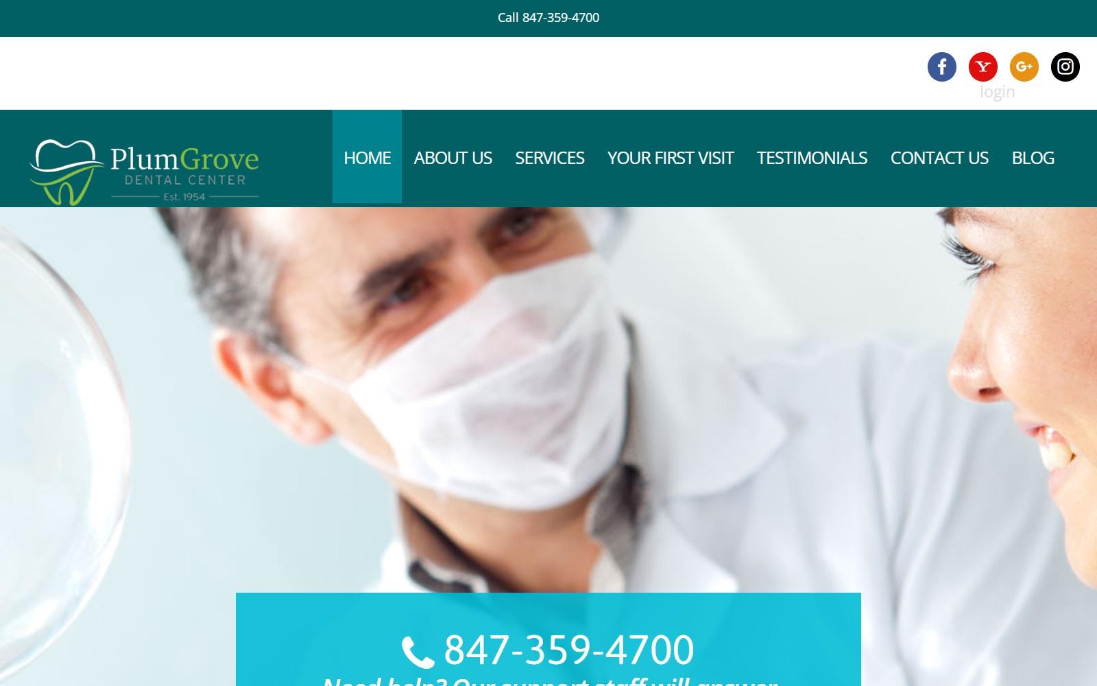 Plum Grove Dental Center screenshot