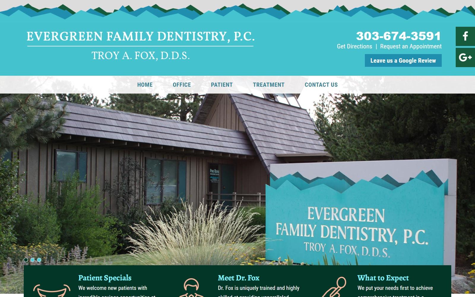 Dr. Troy A. Fox DDS screenshot